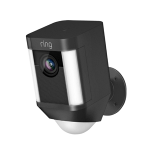 Ring - Spotlight Indoor/Outdoor 1080p Wi-Fi Wireless Security Camera - Black
